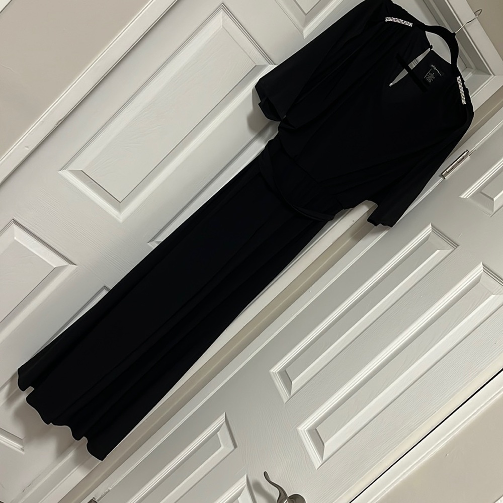 S Levine Black Jumpsuit Pantsuit